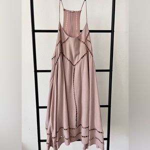 Lulus Sister Moon Swing Dress Mauve